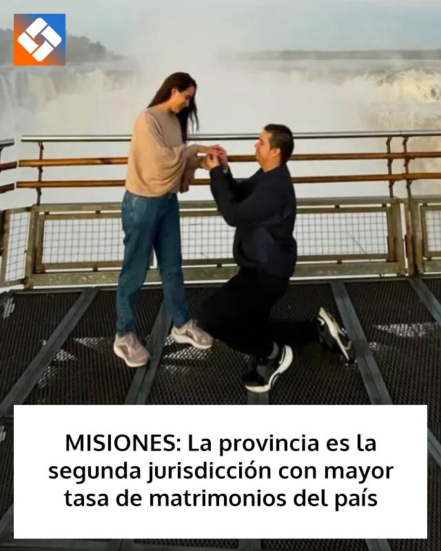 MISIONES: La provincia es la segunda jurisdicción con mayor tasa de matrimonios del país