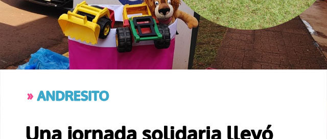 ANDRESITO: Una jornada solidaria llevó alegría al Hogar de Niños “El Refugio”
