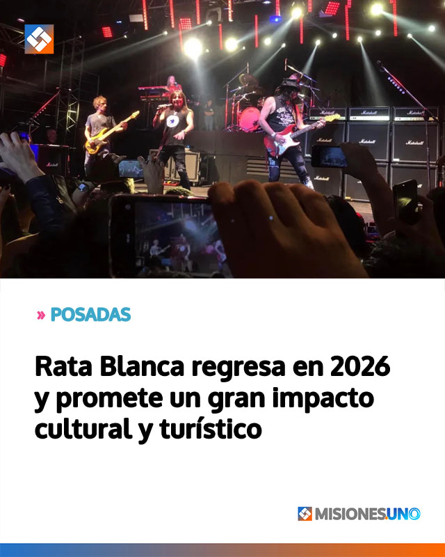 POSADAS: Rata Blanca regresa en 2026 y promete un gran impacto cultural y turístico