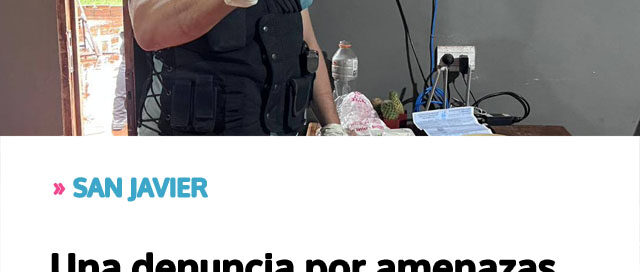 SAN JAVIER: Una denuncia por amenazas derivó en investigación por drogas