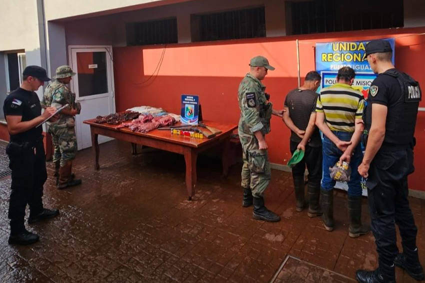 ANDRESITO: Capturan a dos cazadores furtivos y secuestran armas y carne de fauna protegida