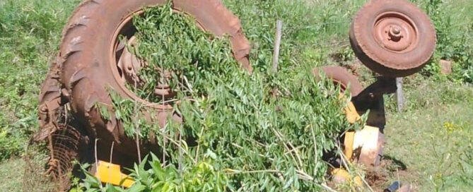 ANDRESITO: Un trabajador murió al volcar con un tractor en zona rural