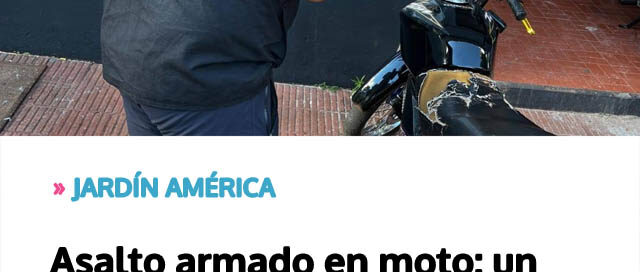 Asalto armado en moto: un detenido y cuatro menores involucrados en un robo millonario