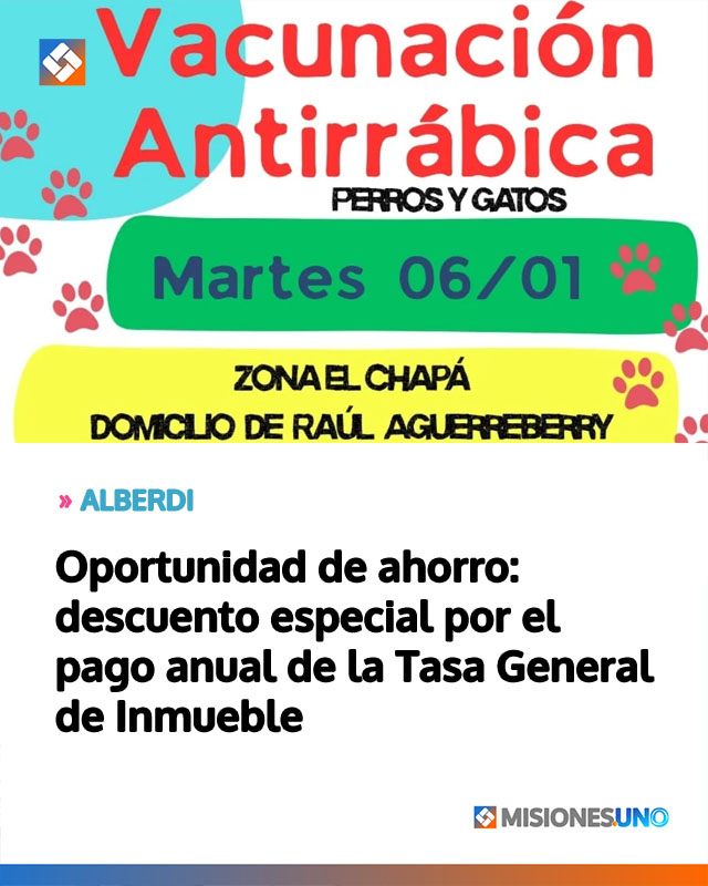 ALBERDI: Jornada de vacunación antirrábica para mascotas con el objetivo de reforzar la prevención en la comunidad