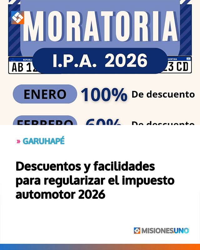 Descuentos y facilidades para regularizar el impuesto automotor 2026