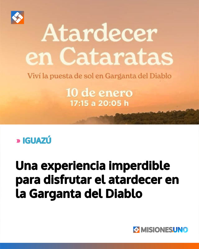 Una experiencia imperdible para disfrutar el atardecer en la Garganta del Diablo
