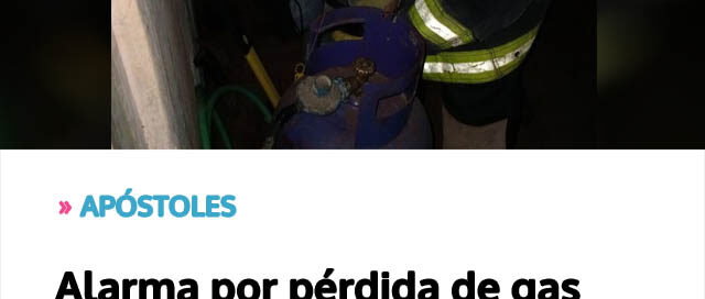 Alarma por pérdida de gas en una vivienda: rápida intervención de Bomberos evitó riesgos mayores