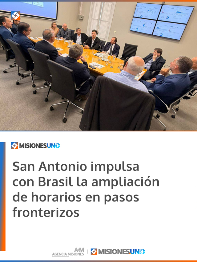 San Antonio impulsa con Brasil la ampliación de horarios en pasos fronterizos